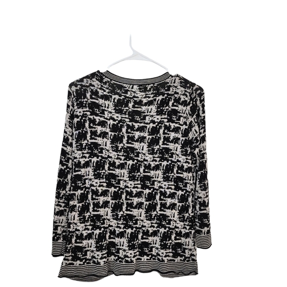 Weekend Max Mara Women's Abstract Jacquard Knit Cardigan Sweater - Picture 3 of 4